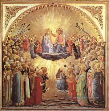 Fra Angelico œuvres - Le Couronnement de la Vierge Renaissance Fra Angelico